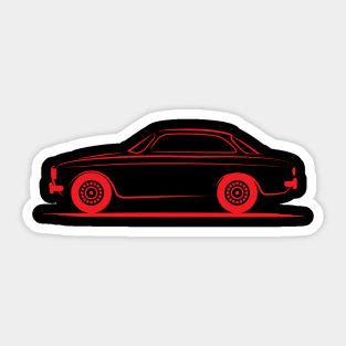 Alfa Romeo GTV GTA Red Sticker